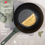 Berlinger Haus indukciós wok serpenyő 28 cm, 3,2 l – Matte Green Collection