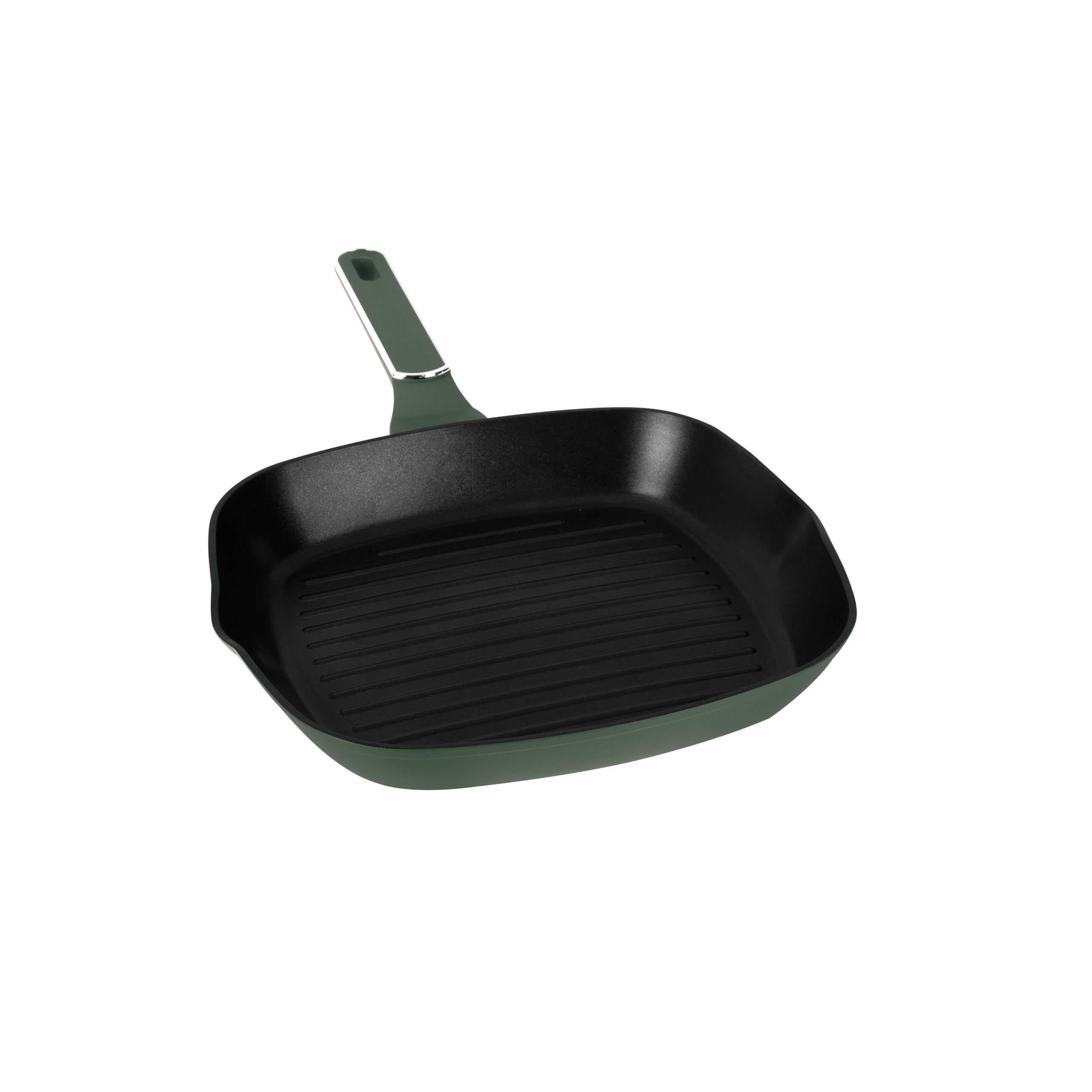 Berlinger Haus matt zöld tapadásmentes indukciós Grill serpenyő 28 cm