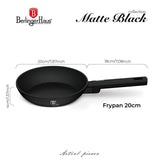 Berlinger Haus indukciós serpenyő 20 cm – Matte Black Collection
