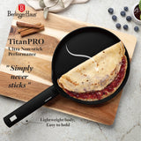Berlinger Haus indukciós tapadásmentes palacsintasütő 25 cm – Matte Black Collection