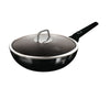 Berlinger Haus indukciós wok serpenyő fedővel 28 cm, 3,2 l – Black Vantage Collection
