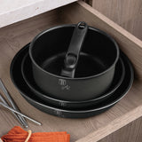 Berlinger Haus 10 részes indukciós edénykészlet levehető nyéllel – Anthracite Collection
