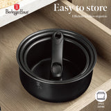 Berlinger Haus 10 részes indukciós edénykészlet levehető nyéllel – Black Rose