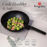 Berlinger Haus indukciós wok serpenyő 28 cm, 3,5 l – Black Rose Collection