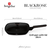 Berlinger Haus Grill serpenyő fedővel (28 cm) – 9. kép