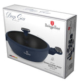 Berlinger Haus tapadásmentes indukciós alacsony lábas fedővel 3,8 L Deep Sea