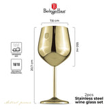 Berlinger Haus 2 db-os fém borospohár szett – 6. kép