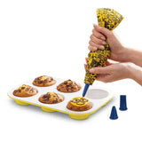 Berlinger Haus 6 csészés muffin sütőforma habzsákkal – 3. kép