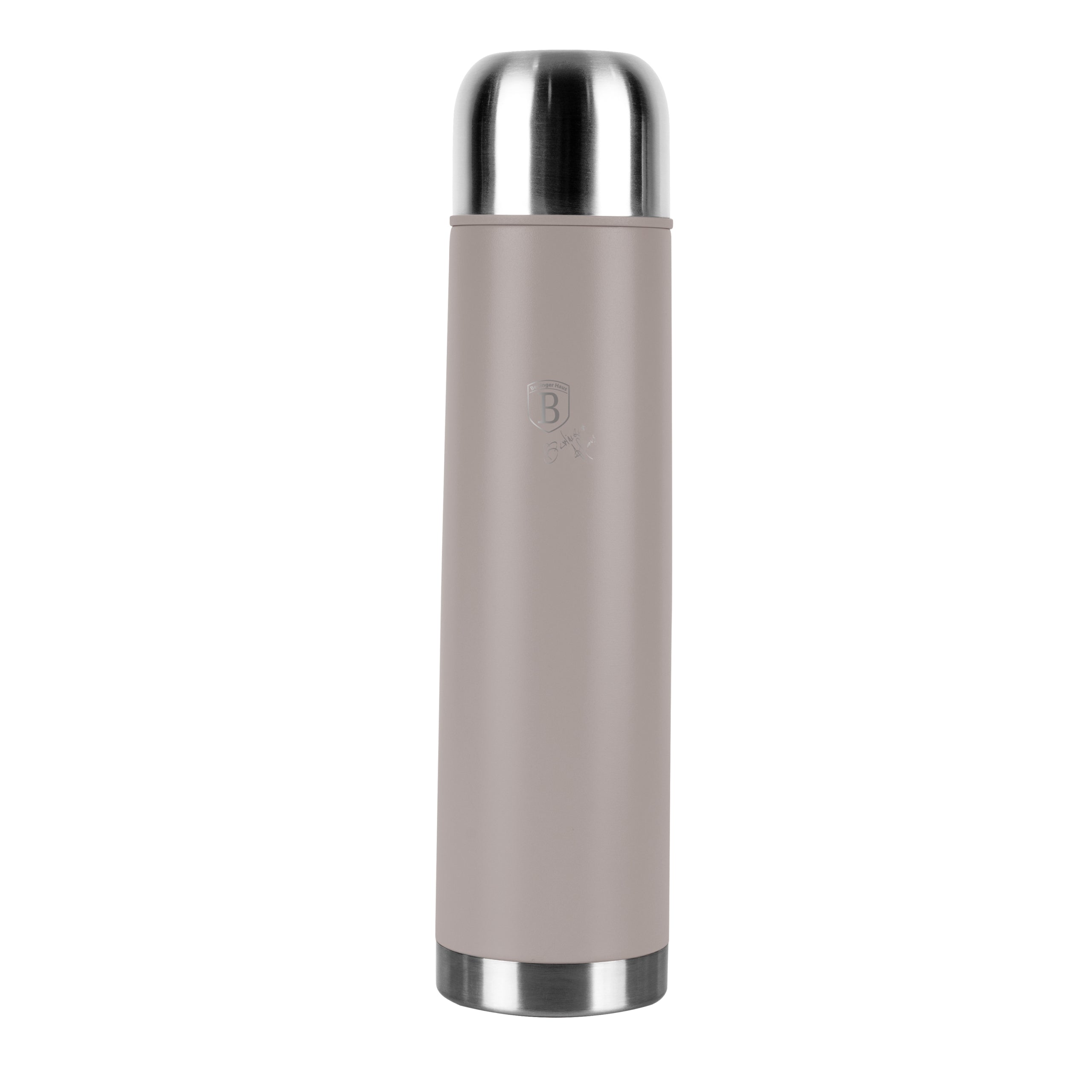Termosz hőtartó dupla falú 1000 ml szürke / púder Berlinger Haus