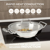 Berlinger Haus professzionális indukciós wok fedővel 24 cm – Copper Touch Collection
