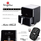 AirFryer átlátszó ablakkal 7.5 literes 1700 W Berlinger Haus Matte Black
