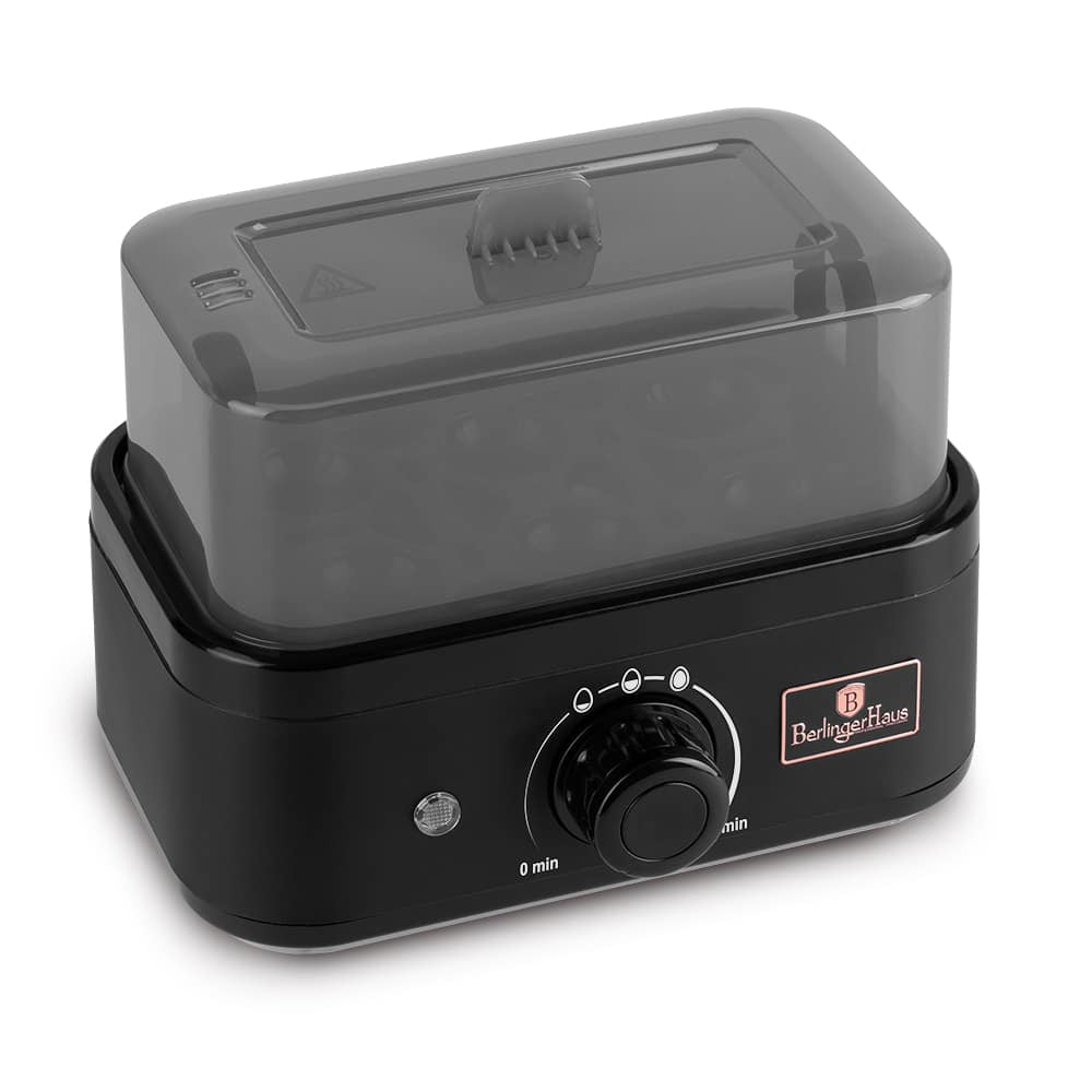 Berlinger Haus 6 részes elektromos tojásfőző 400 W Black Rose Collection