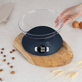 BerlingerHaus Konyhai mérleg tállal 5 kg matt kék