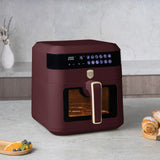 AirFryer átlátszó ablakkal 6,3 literes 1300 W Berlinger Haus bordó
