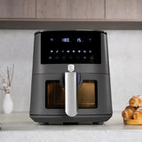 AirFryer átlátszó ablakkal 5 literes 1400 W Berlinger Haus Anthracite