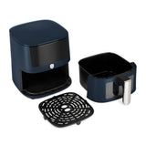AirFryer átlátszó ablakkal 5 liter kék Deep Sea Berlinger Haus