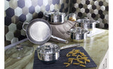 Blaumann Gourmet Line Jumbo 10 db-os INOX edénykészlet BL-1637