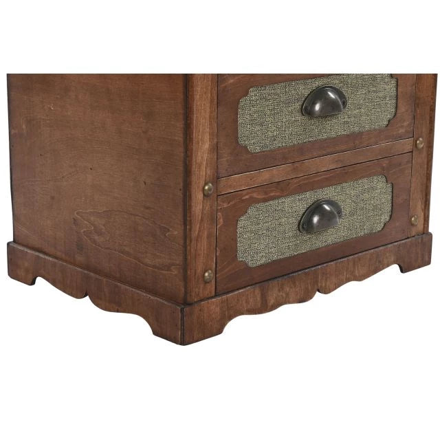 Vintage utazóláda-hatású fiókos szekrény