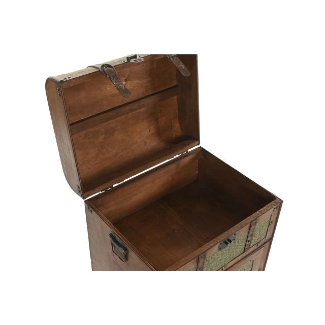 Vintage utazóláda-hatású fiókos szekrény