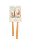 Húsvéti Ajándékszett 2 db szilikon spatula fanyéllel 24/32 cm