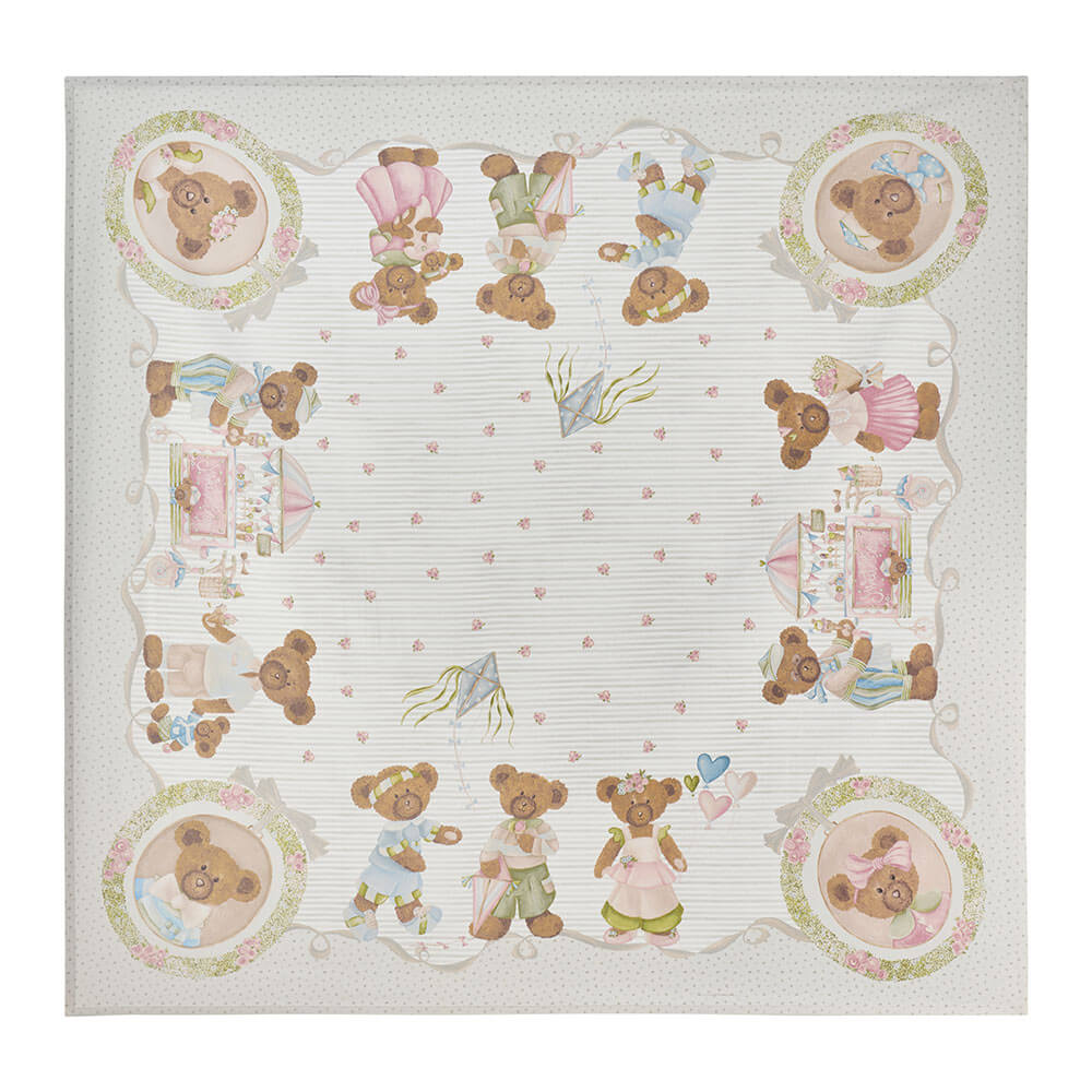Pamut Asztalterítő 120x120 cm macis Sweet Bear