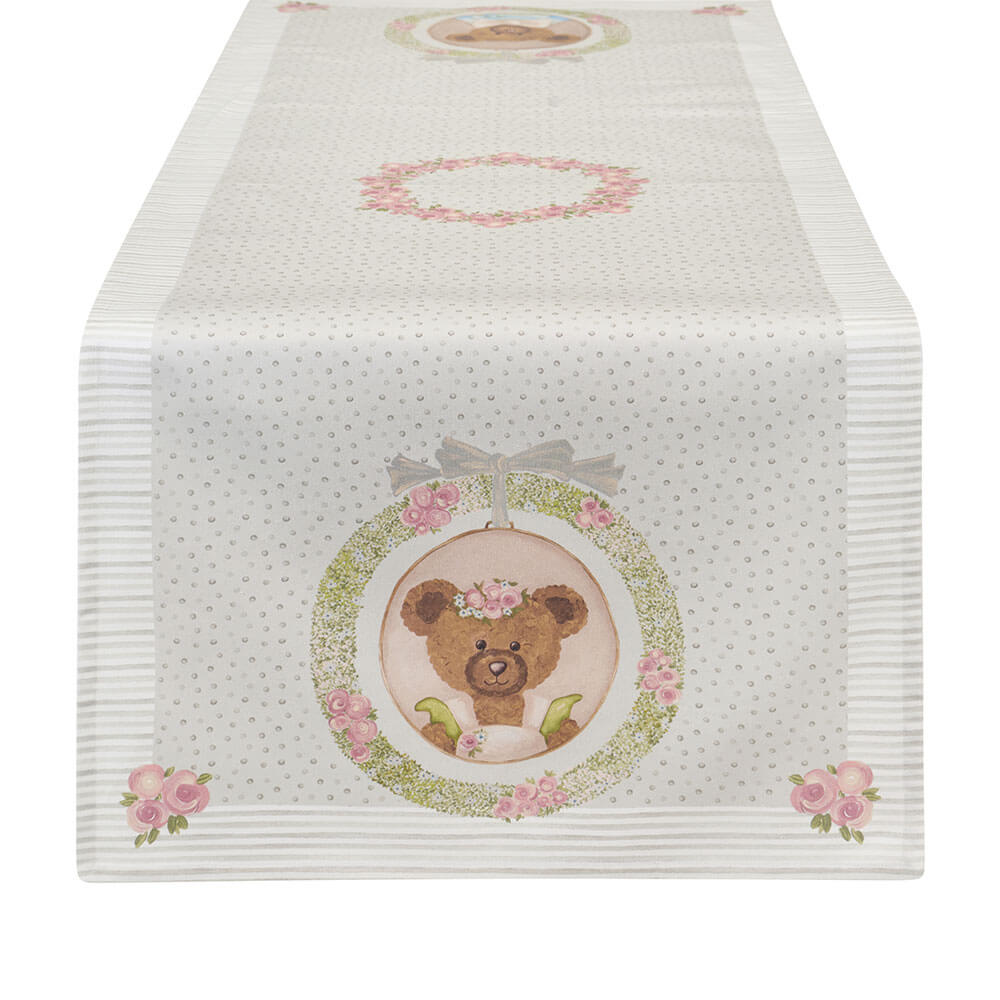 Pamut Asztali futó 50x150 cm macis Sweet Bear