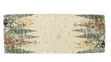Csillogó erdő asztali futó, 44x140 cm, arany lurex, gobelin