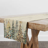 Csillogó erdő asztali futó, 44x140 cm, arany lurex, gobelin