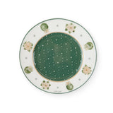 Karácsonyi porcelán desszertes tányér 19 cm Silent Gold