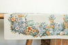 Húsvéti asztalterítő tojásos sárga-kék 96x100 cm Gépi gobelin