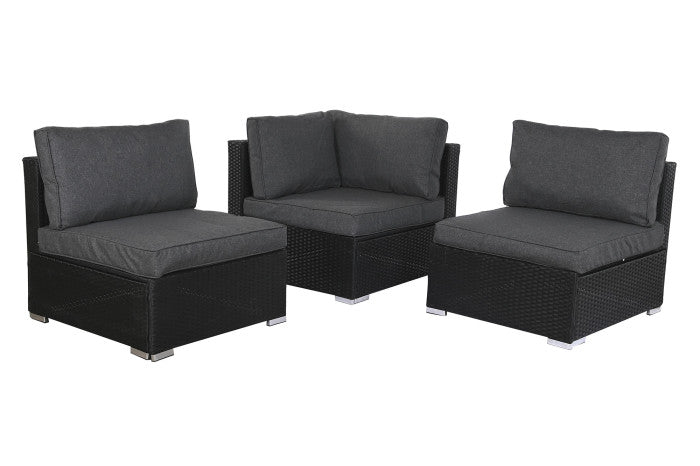 Prémium 7 részes polyrattan kerti bútor szett