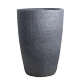 Cement kaspó 25x35 cm grafit szürke