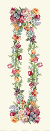 Tulipános asztali futó 44x140 cm Gépi gobelin