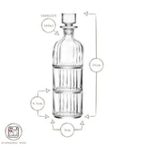 RCR Timeless 3 részes whisky dekanter készlet – 345 ml