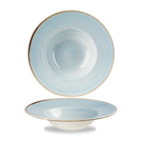 Churchill Stonecast Duck Egg Blue kerámia széles peremes pasta tányér 24 cm