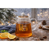 Klimt üveg teáskanna porcelán szűrővel - 500 ml A Csók