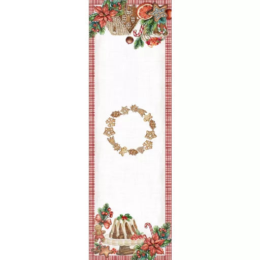 SWEET mézeskalácsos asztali futó, 45x140 cm