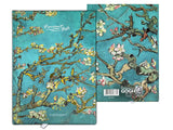 Vonalas notesz füzet kemény fedeles 21x14,5 cm 80 oldalas Van Gogh Mandulavirágzás