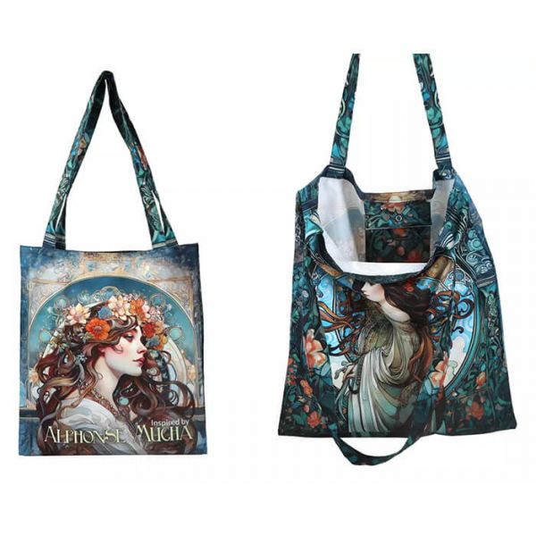 Alfons Mucha vászon táska 44x39 cm
