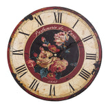 Falióra Antikolt vintage rózsás falióra 29 cm Parfumerie de Paris 1882