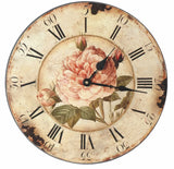 Falióra Antikolt vintage rózsás falióra 33 cm