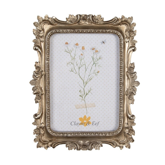 Képkeret Arany színű barokk díszes vintage képkeret 13x18 cm