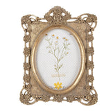 Képkeret Arany színű vintage fényképkeret rózsás 13x18 cm