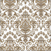 Szalvéta Baroque ornament arany papírszalvéta 33x33 cm 20 db-os