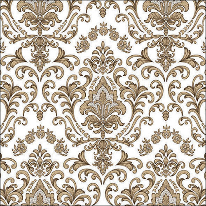 Szalvéta Baroque ornament arany papírszalvéta 33x33 cm 20 db-os