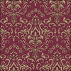 Szalvéta Baroque ornament bordó papírszalvéta 33x33 cm 20 db-os