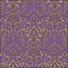 Szalvéta Baroque ornament lila papírszalvéta 33x33 cm 20 db-os