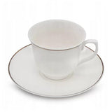 Porcelán kávéscsésze aljjal 200 ml - 6 személyes készlet díszdobozban
