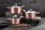 Berlinger Haus 10 részes indukciós edénykészlet Metallic Line Rose Gold Edition