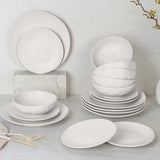 18 részes stoneware kerámia étkészlet matt kém Sahara Collection kerek
